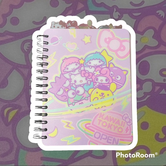 Pink Cute Sanrio Hello Kitty & Friends Kawaii Tokyo Tabbed Journal My Melody - Picture 16 of 16